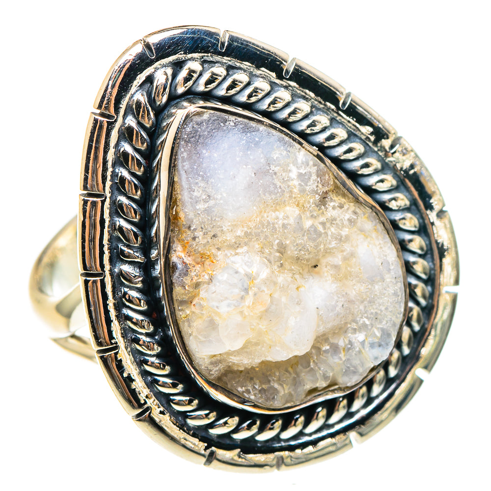 Desert Druzy Rings handcrafted by Anasilvercos - RING95491 - Photo 2