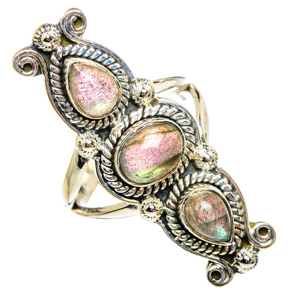 Labradorite Rings handcrafted by Anasilvercos - RING95500