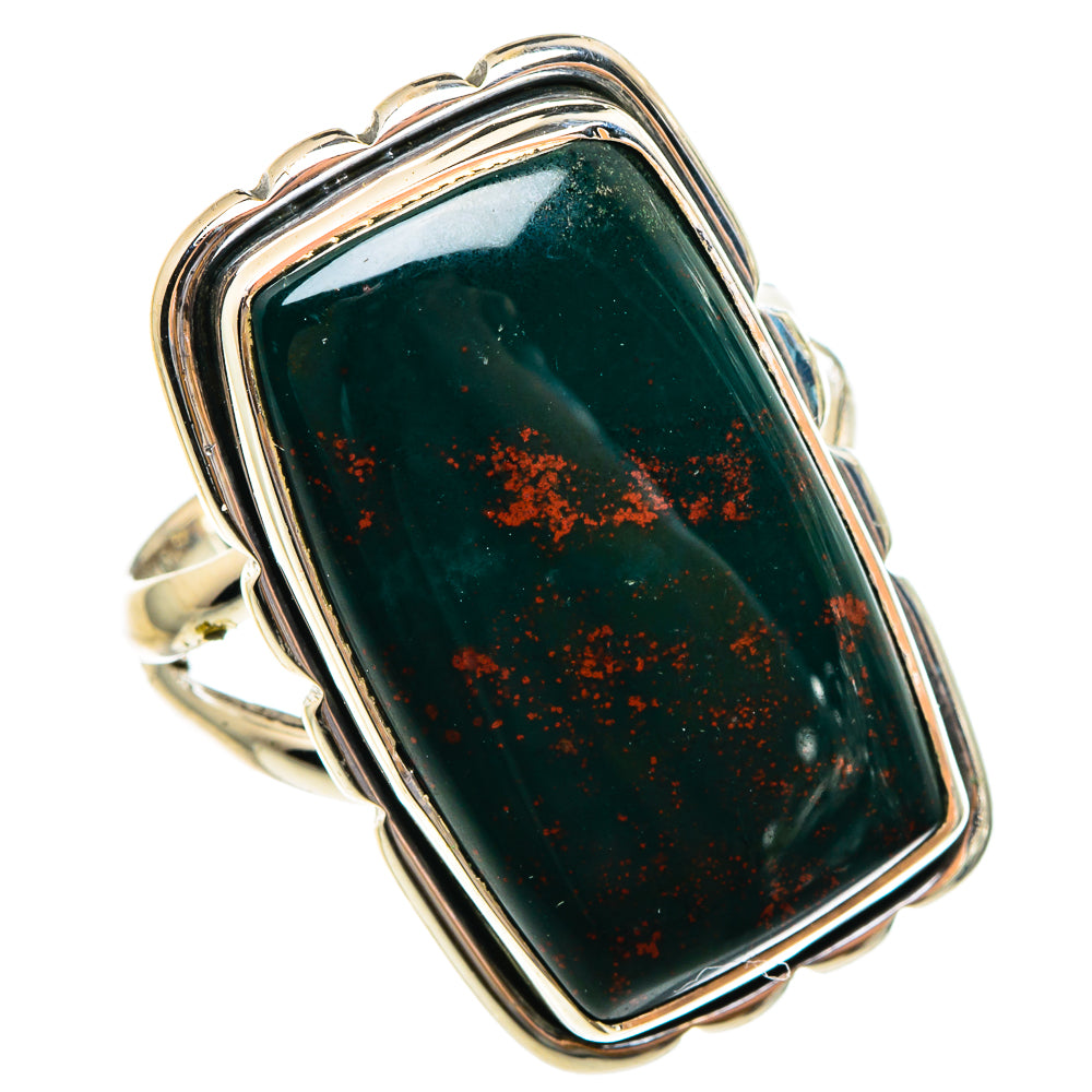 Bloodstone Rings handcrafted by Anasilvercos - RING95503