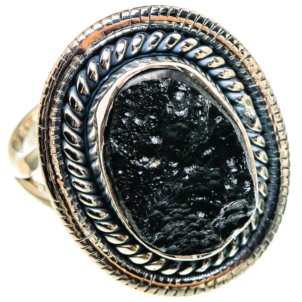 Tektite Rings handcrafted by Anasilvercos - RING95522 - Photo 2