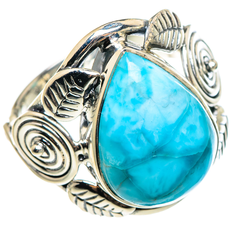 Larimar Rings handcrafted by Anasilvercos - RING95535