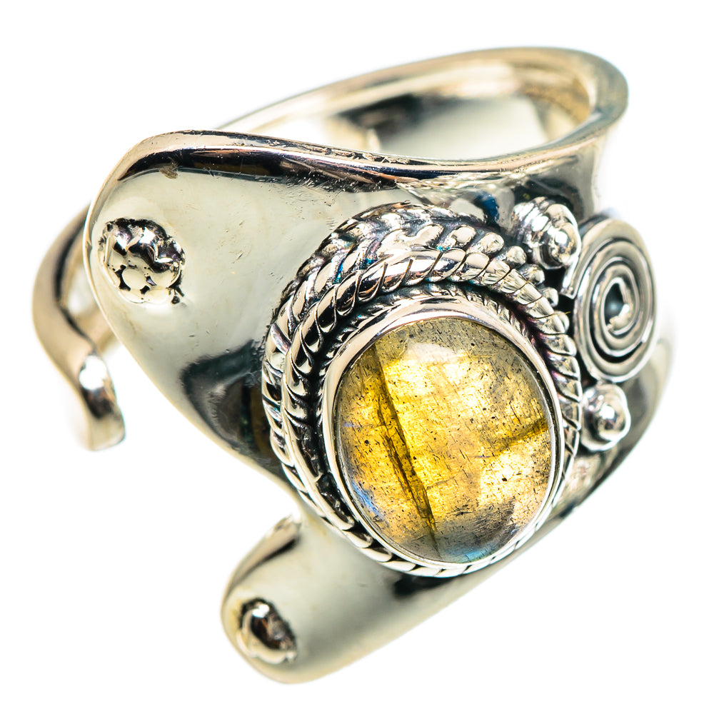Labradorite Rings handcrafted by Anasilvercos - RING95536