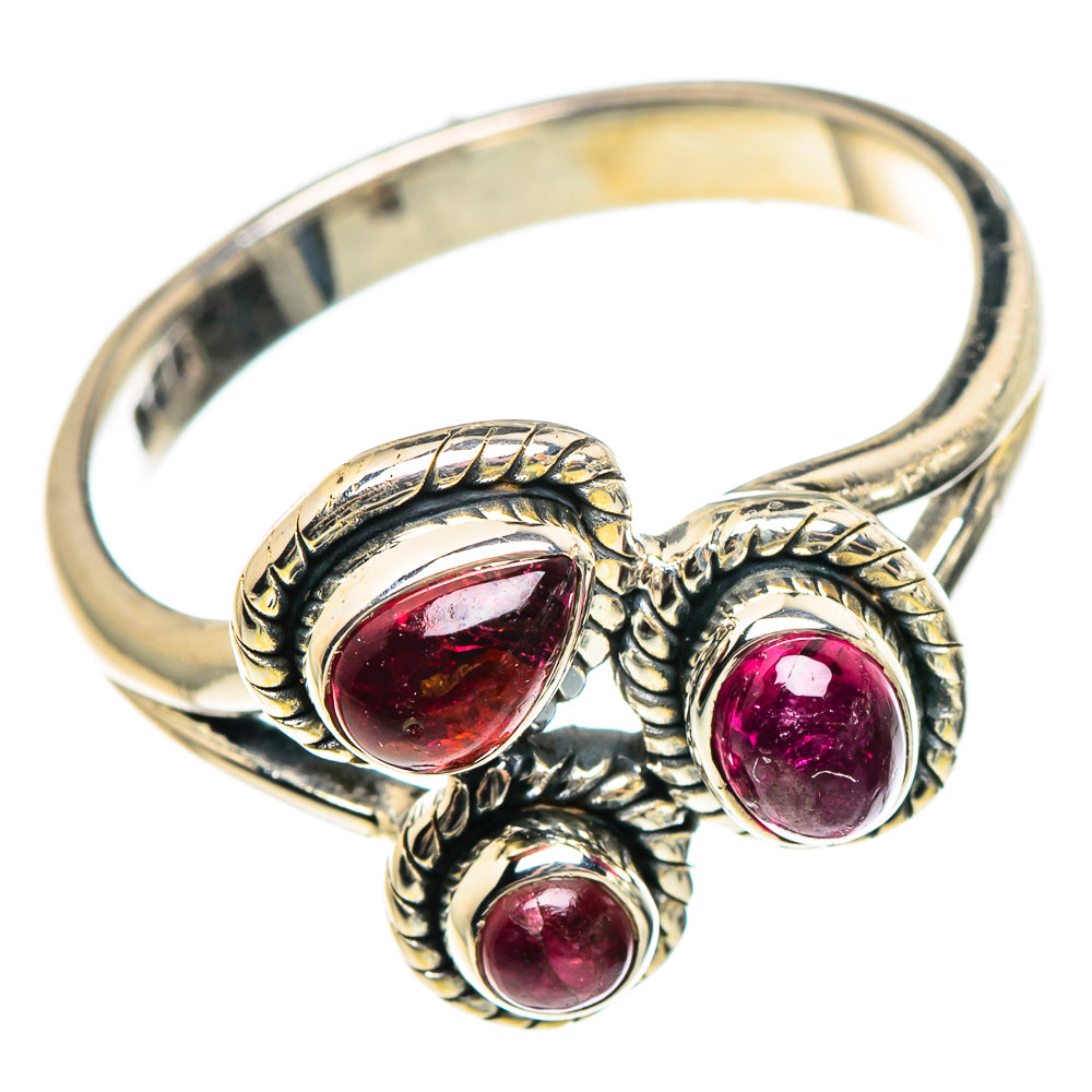 Pink Tourmaline Rings handcrafted by Anasilvercos - RING95543