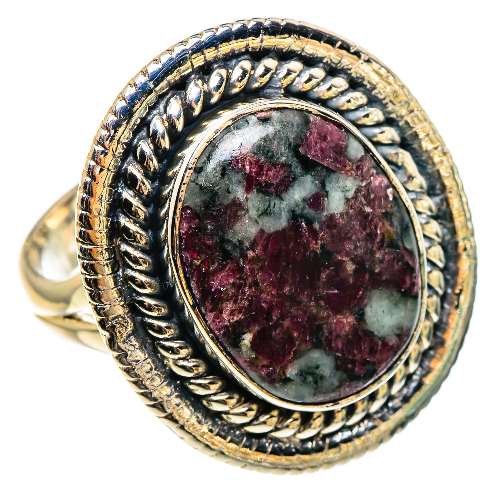 Russian Eudialyte Rings handcrafted by Anasilvercos - RING95546 - Photo 2