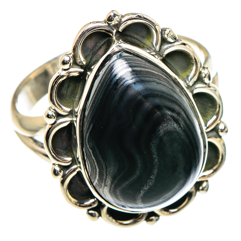 Psilomelane Rings handcrafted by Anasilvercos - RING95548 - Photo 2