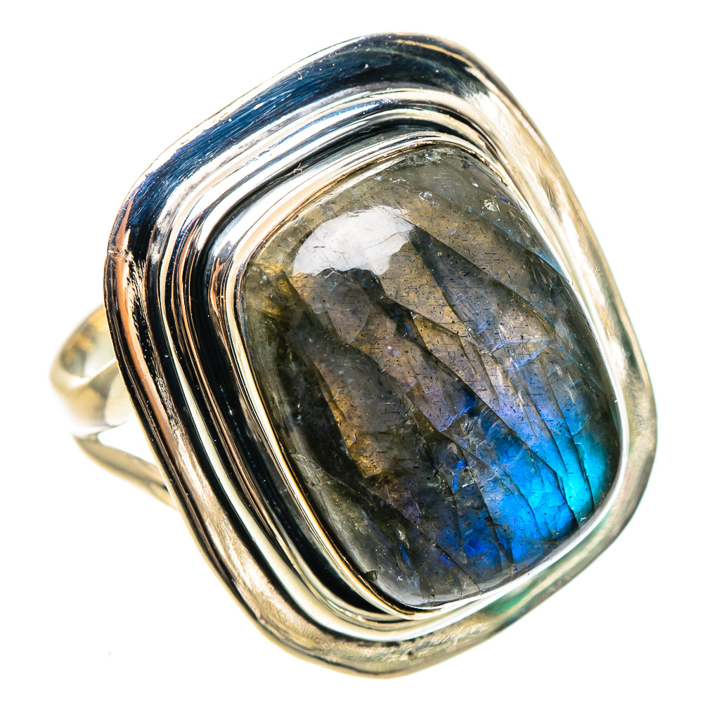 Labradorite Rings handcrafted by Anasilvercos - RING95559