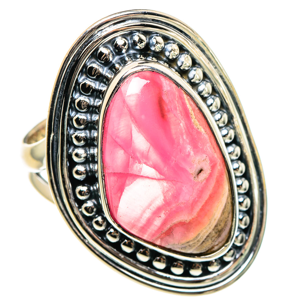 Rhodochrosite Rings handcrafted by Anasilvercos - RING95568