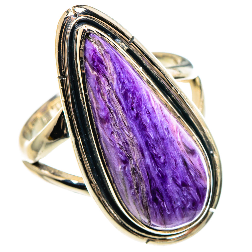 Charoite Rings handcrafted by Anasilvercos - RING95569