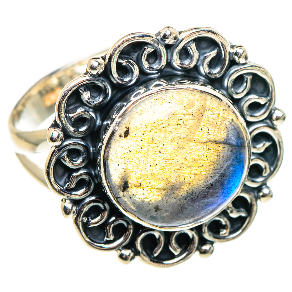 Labradorite Rings handcrafted by Anasilvercos - RING95583