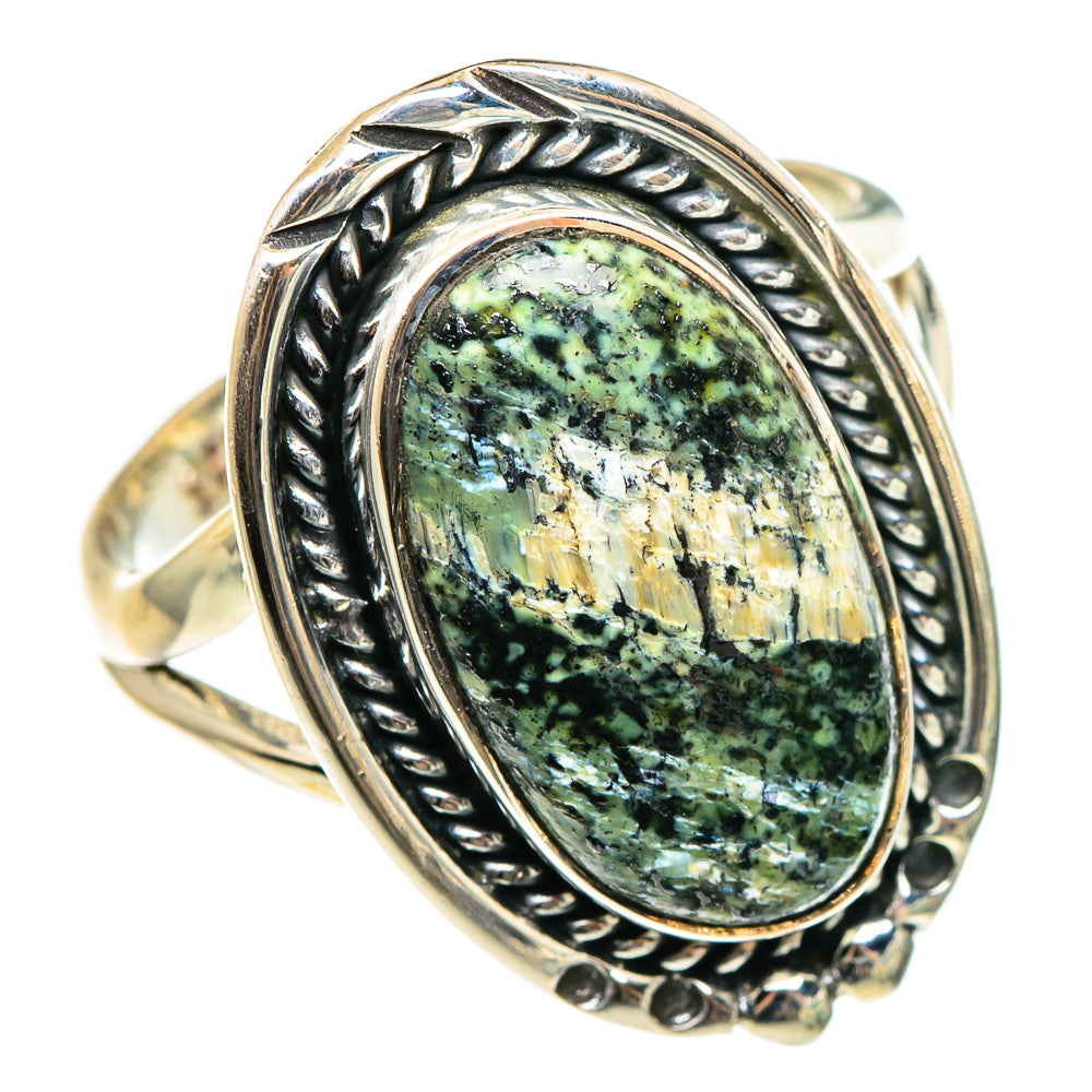 Lizard Jasper Rings handcrafted by Anasilvercos - RING95584 - Photo 2