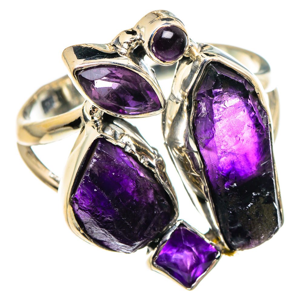 Amethyst Rings handcrafted by Anasilvercos - RING95593
