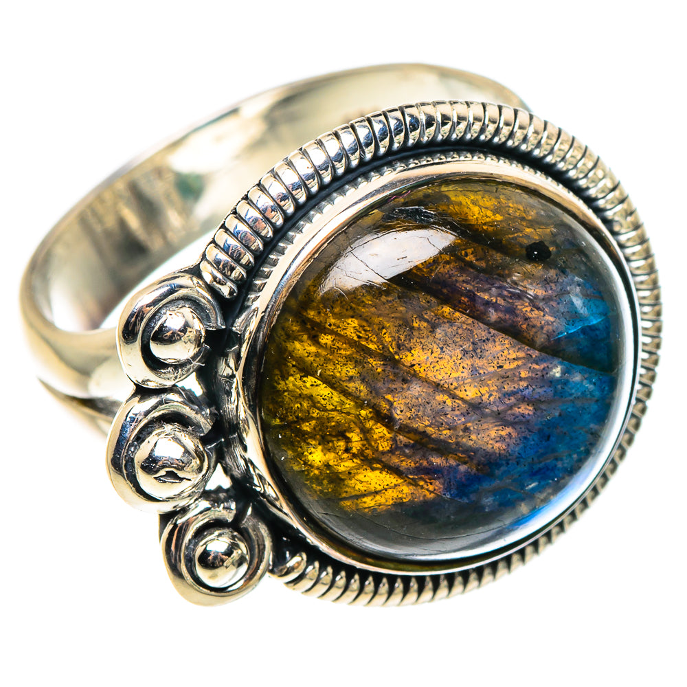 Labradorite Rings handcrafted by Anasilvercos - RING95599