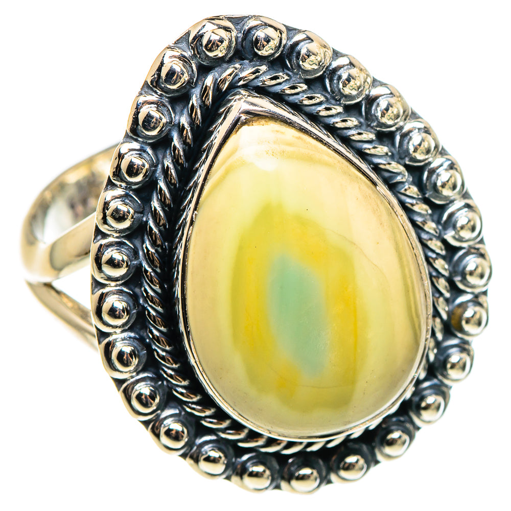 Willow Creek Jasper Rings handcrafted by Anasilvercos - RING95615