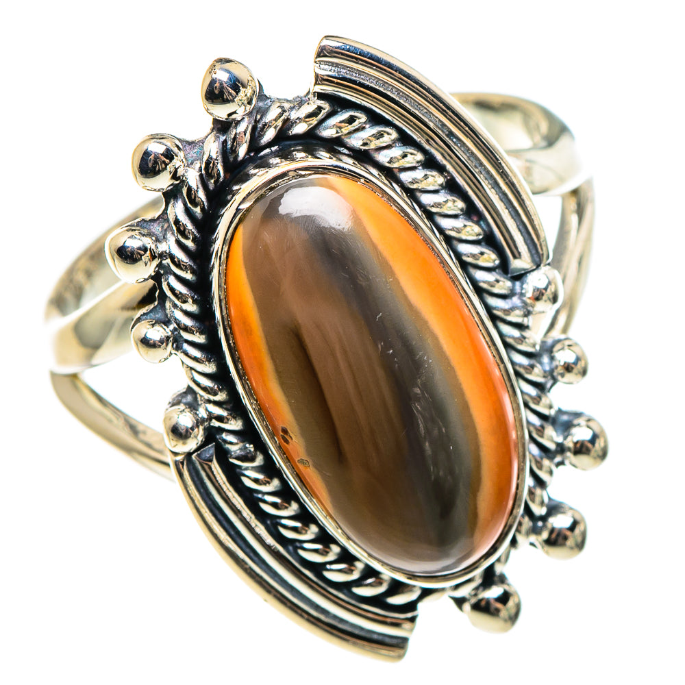 Willow Creek Jasper Rings handcrafted by Anasilvercos - RING95616