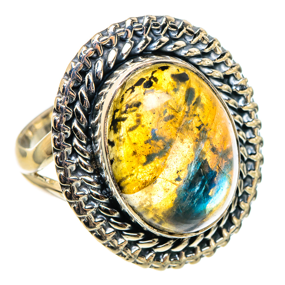Labradorite Rings handcrafted by Anasilvercos - RING95630