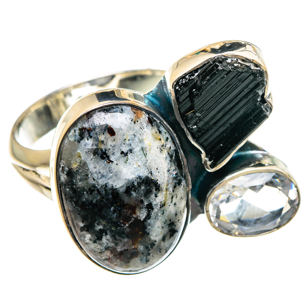 Astrophyllite Rings handcrafted by Anasilvercos - RING95642