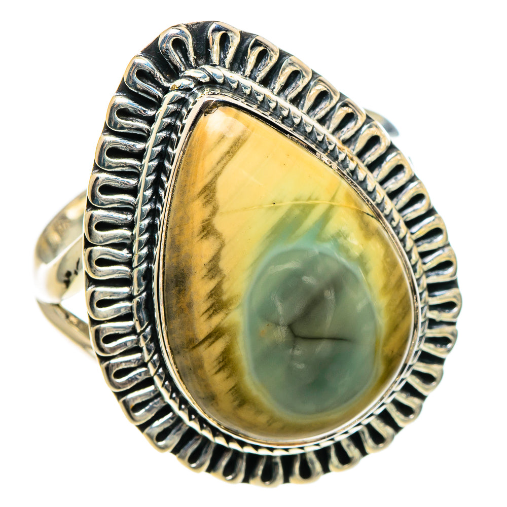 Willow Creek Jasper Rings handcrafted by Anasilvercos - RING95643