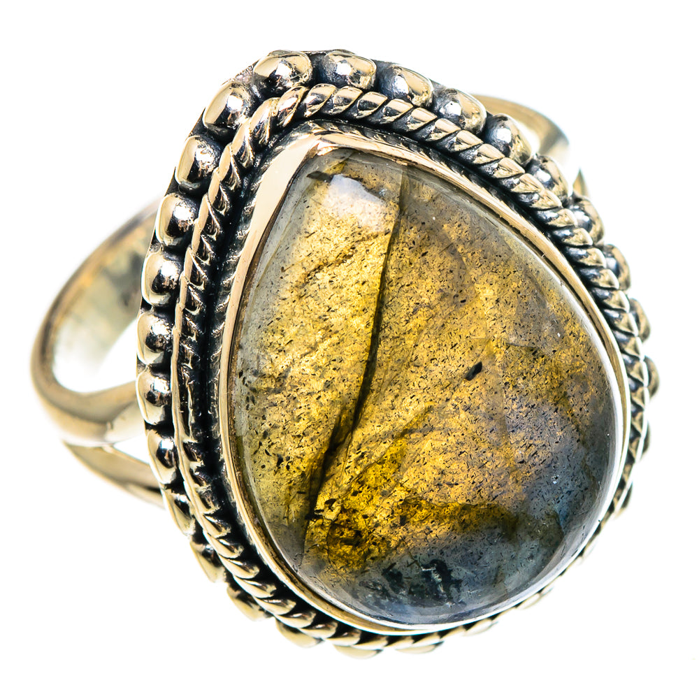 Labradorite Rings handcrafted by Anasilvercos - RING95645