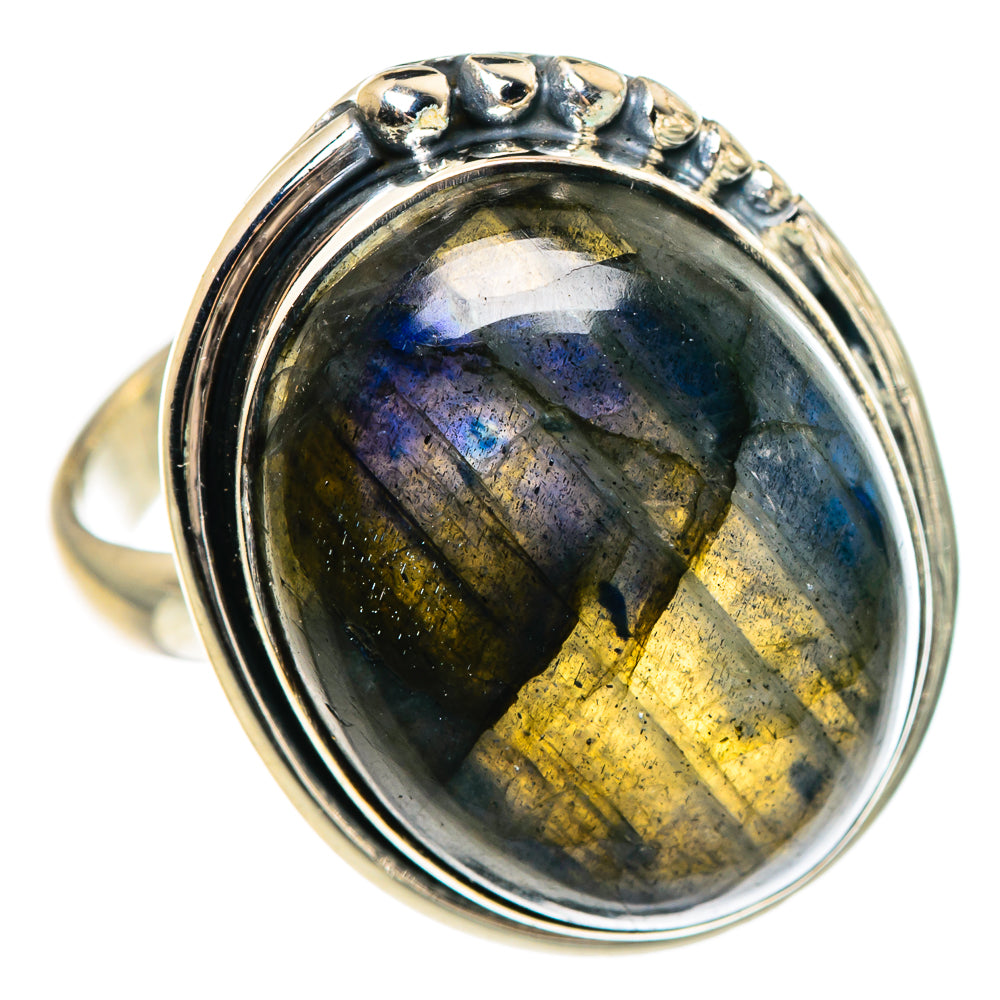 Labradorite Rings handcrafted by Anasilvercos - RING95646