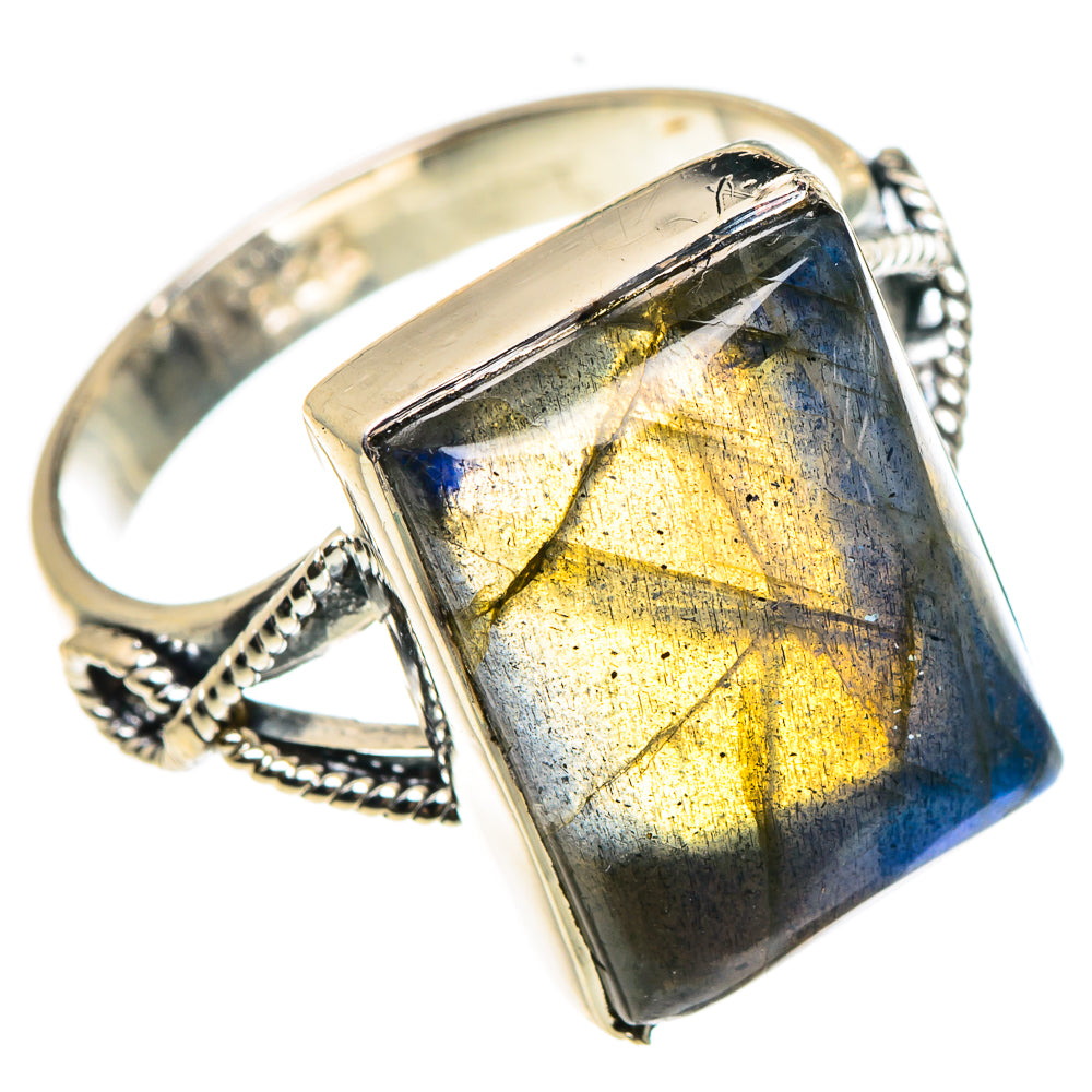 Labradorite Rings handcrafted by Anasilvercos - RING95652