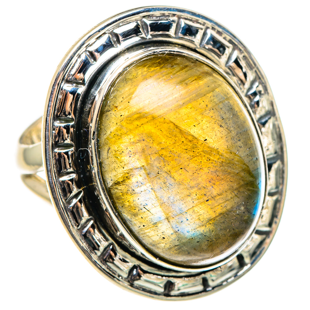 Labradorite Rings handcrafted by Anasilvercos - RING95656 - Photo 2