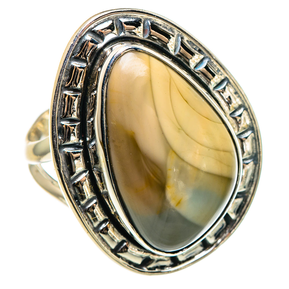 Willow Creek Jasper Rings handcrafted by Anasilvercos - RING95659 - Photo 2