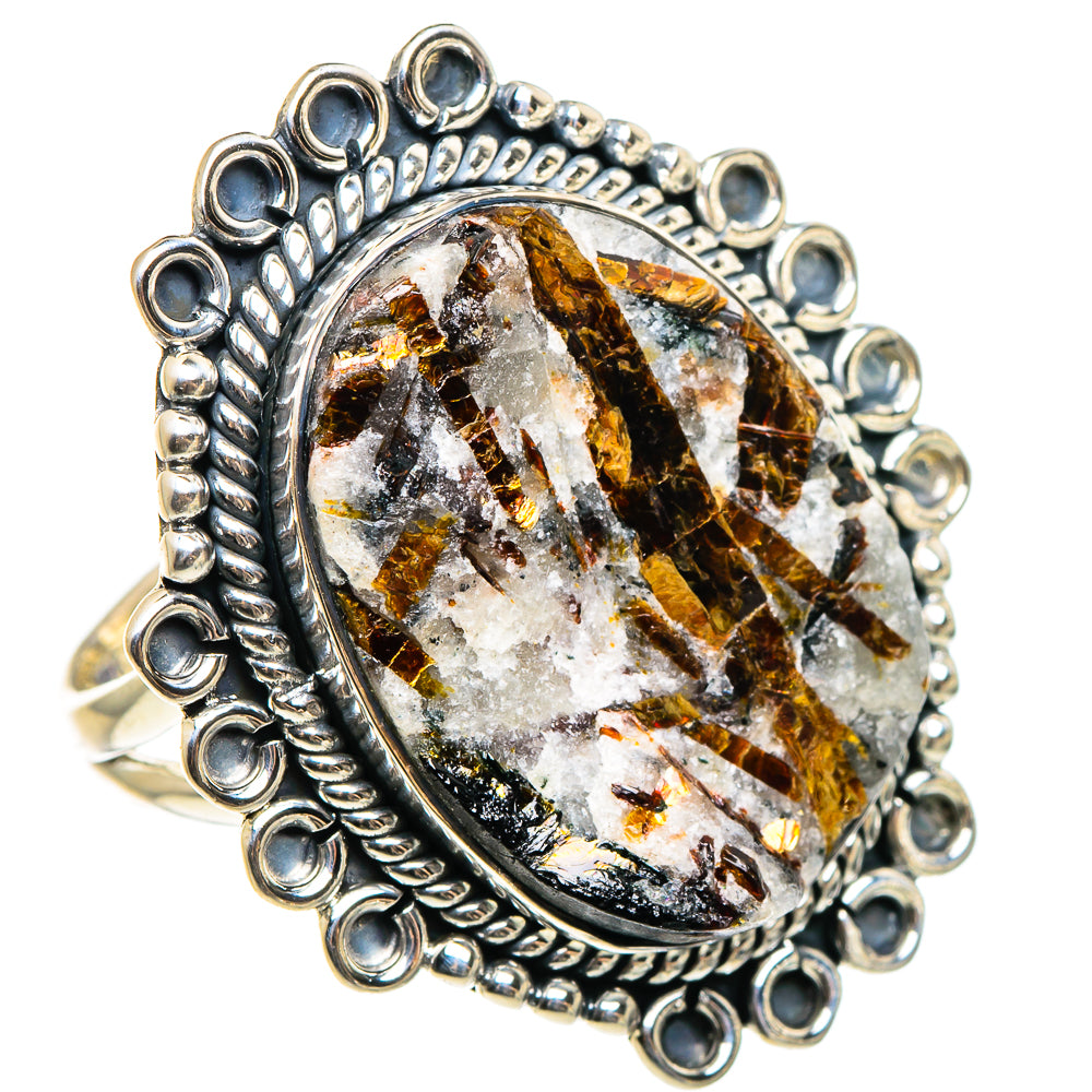 Astrophyllite Rings handcrafted by Anasilvercos - RING95671 - Photo 2