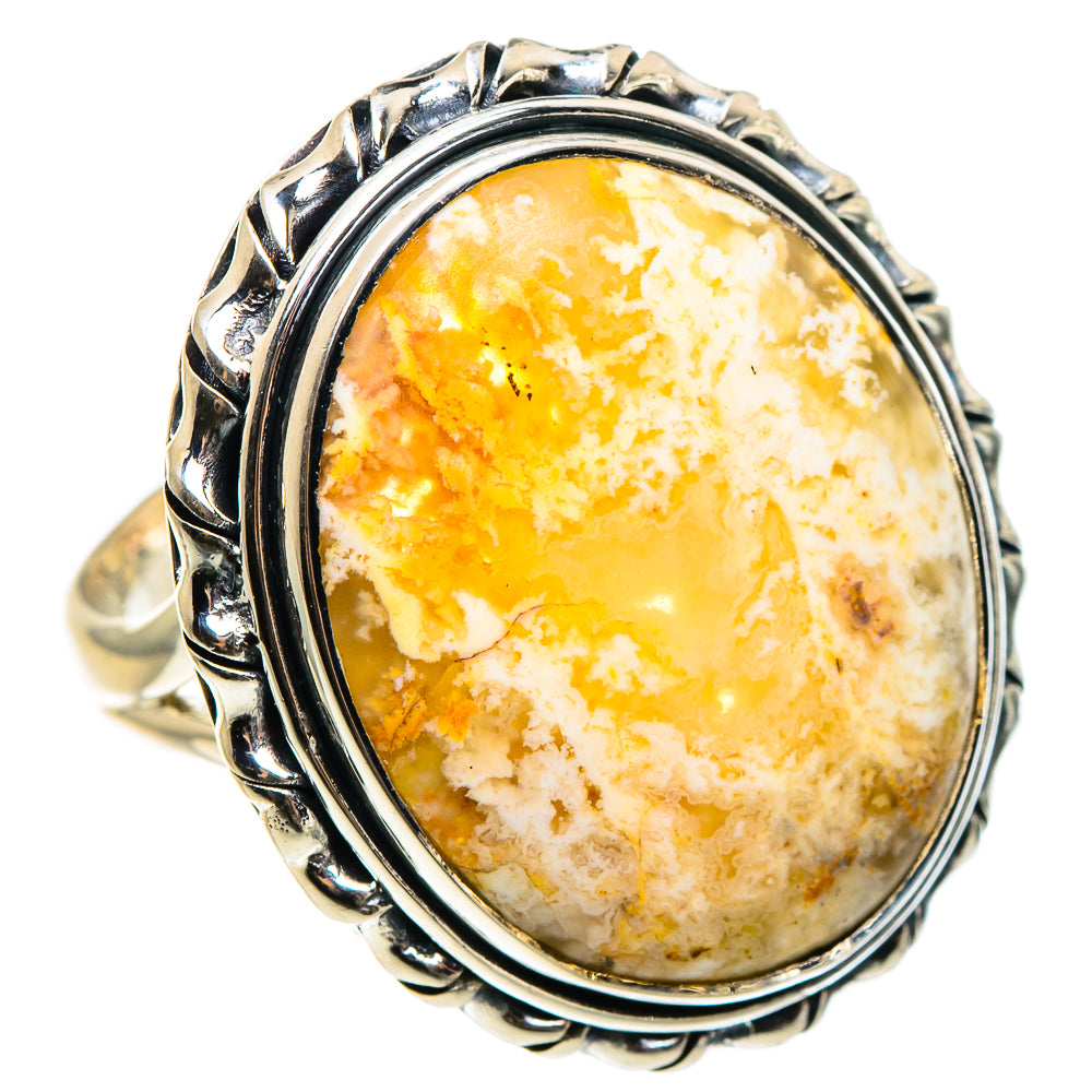 Plume Agate Rings handcrafted by Anasilvercos - RING95673 - Photo 2