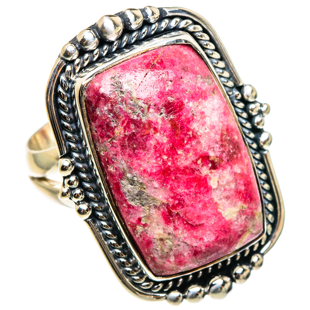 Thulite Rings handcrafted by Anasilvercos - RING95676