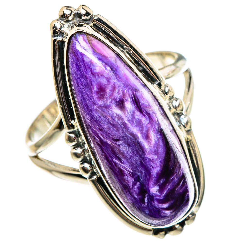 Charoite Rings handcrafted by Anasilvercos - RING95680