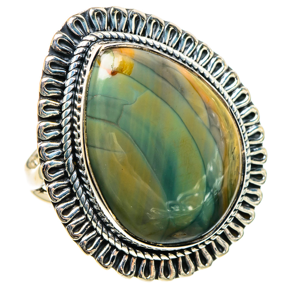 Willow Creek Jasper Rings handcrafted by Anasilvercos - RING95698