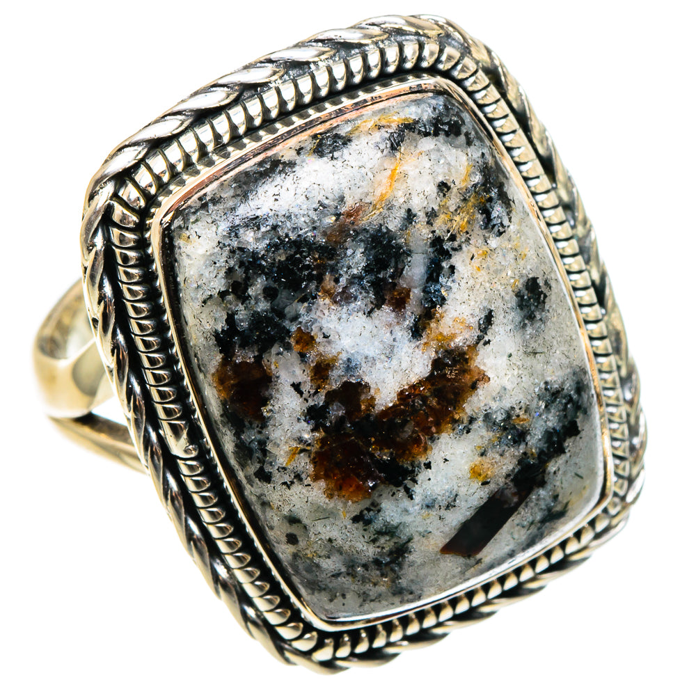 Astrophyllite Rings handcrafted by Anasilvercos - RING95714 - Photo 2
