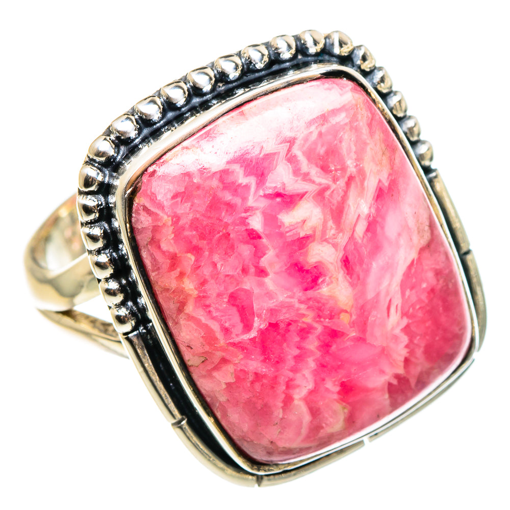 Rhodochrosite Rings handcrafted by Anasilvercos - RING95720