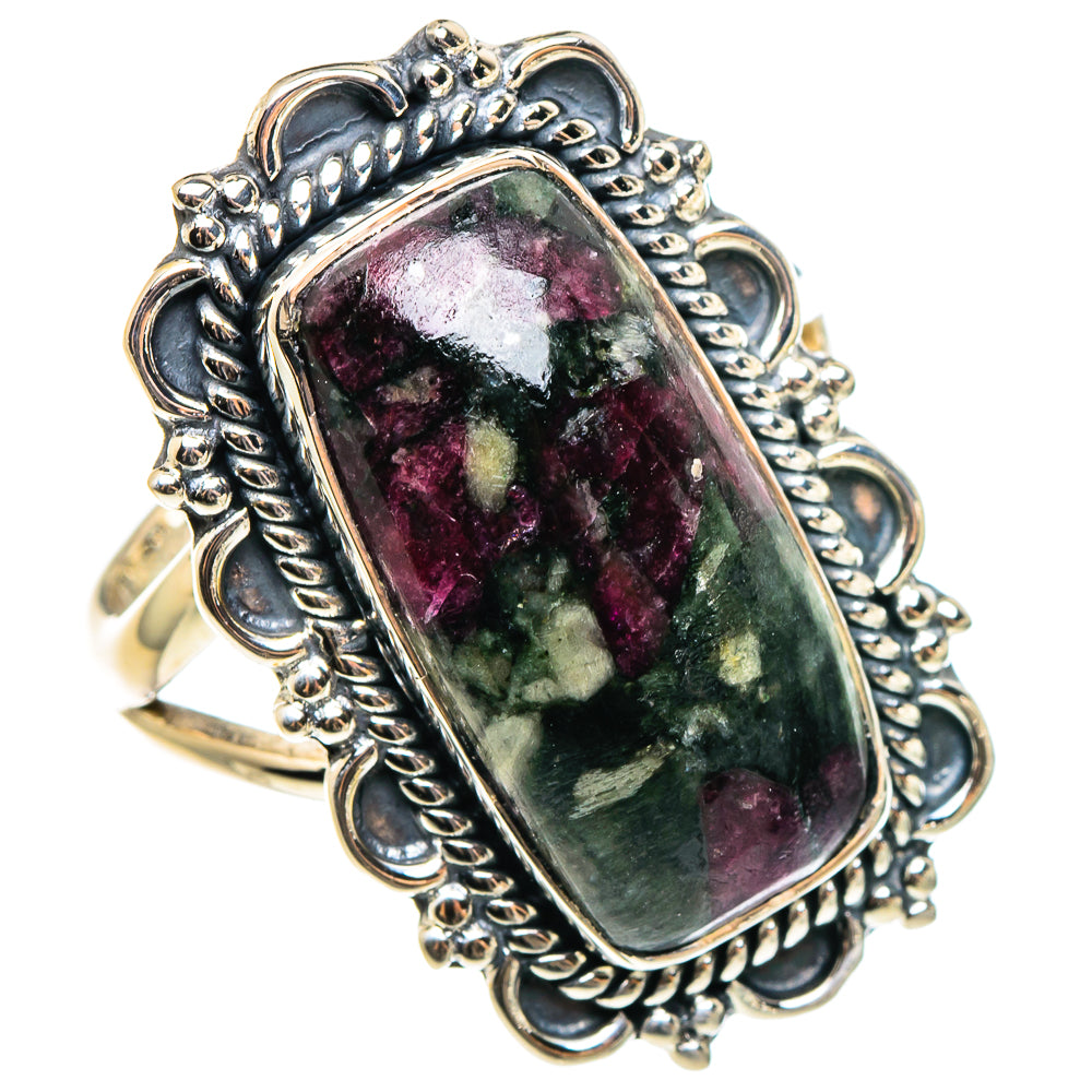 Russian Eudialyte Rings handcrafted by Anasilvercos - RING95722 - Photo 2