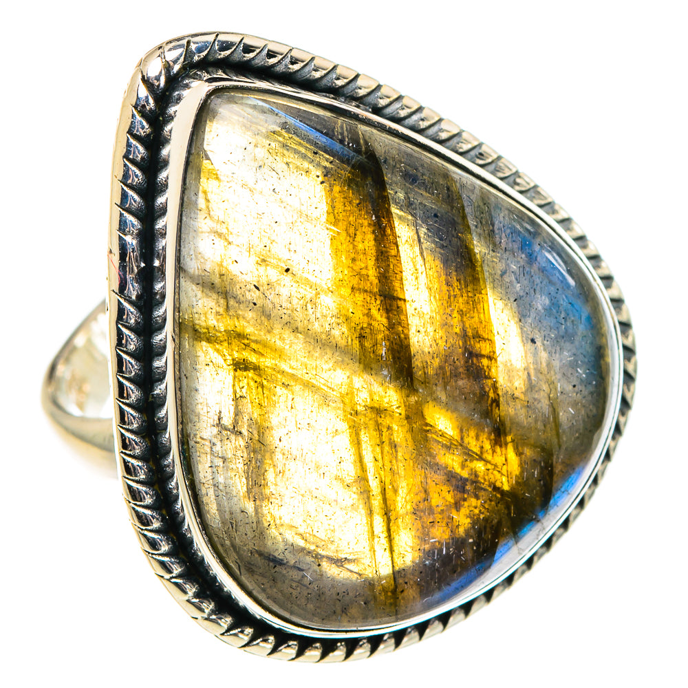 Labradorite Rings handcrafted by Anasilvercos - RING95745