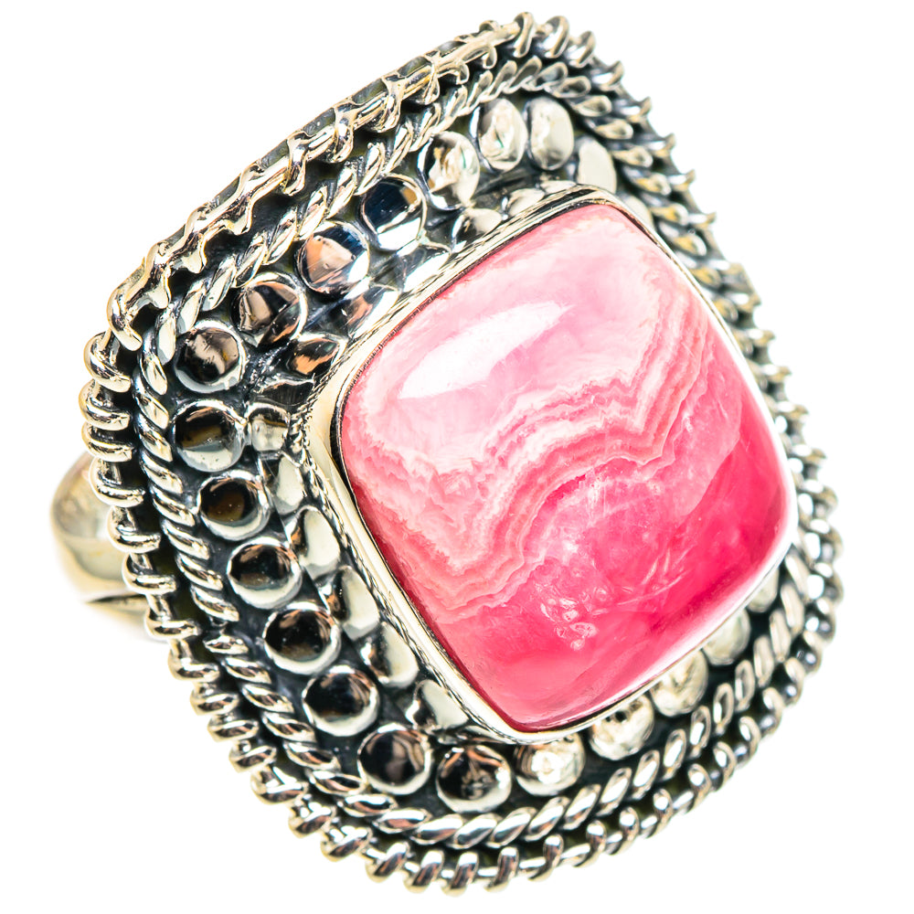 Rhodochrosite Rings handcrafted by Anasilvercos - RING95773