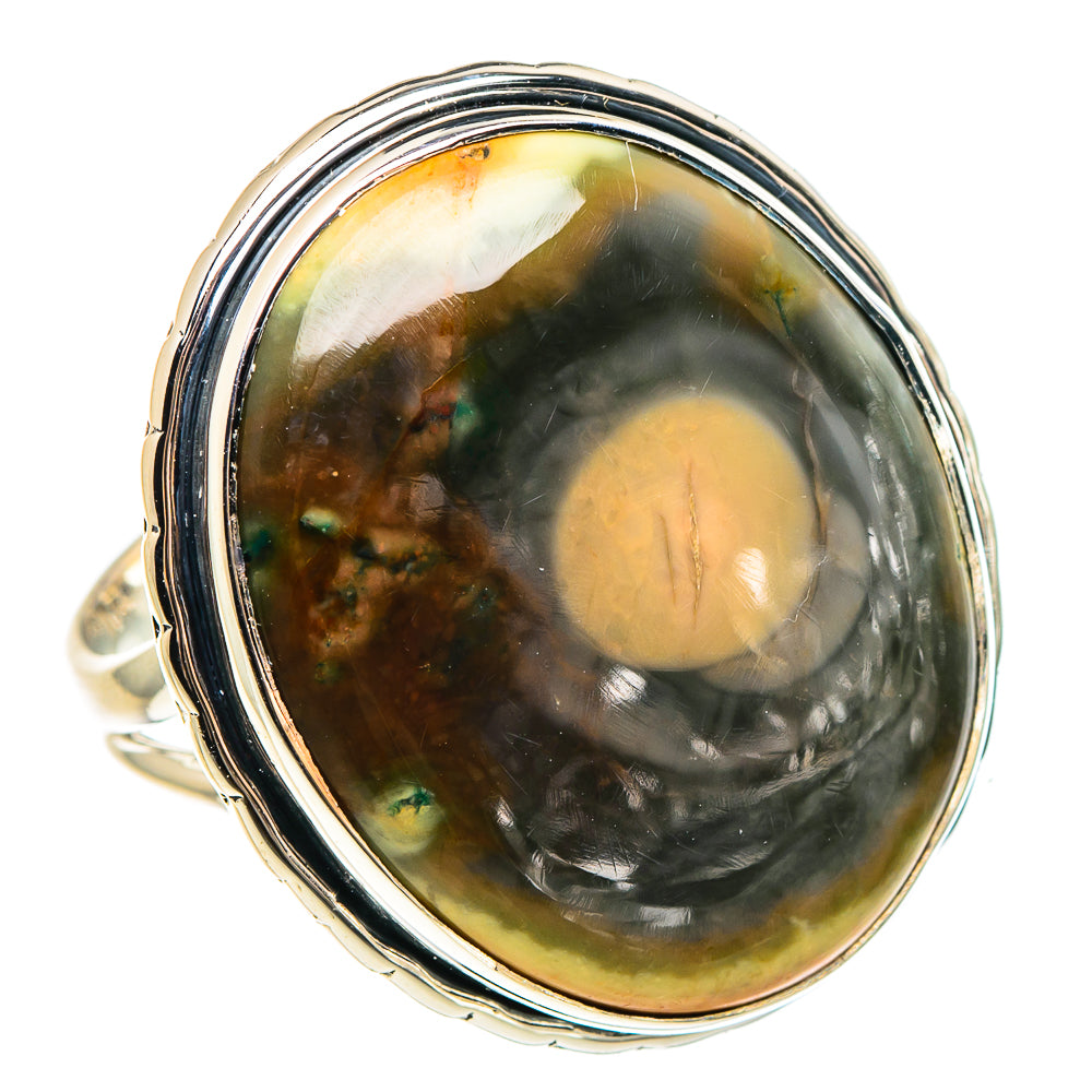 Willow Creek Jasper Rings handcrafted by Anasilvercos - RING95786