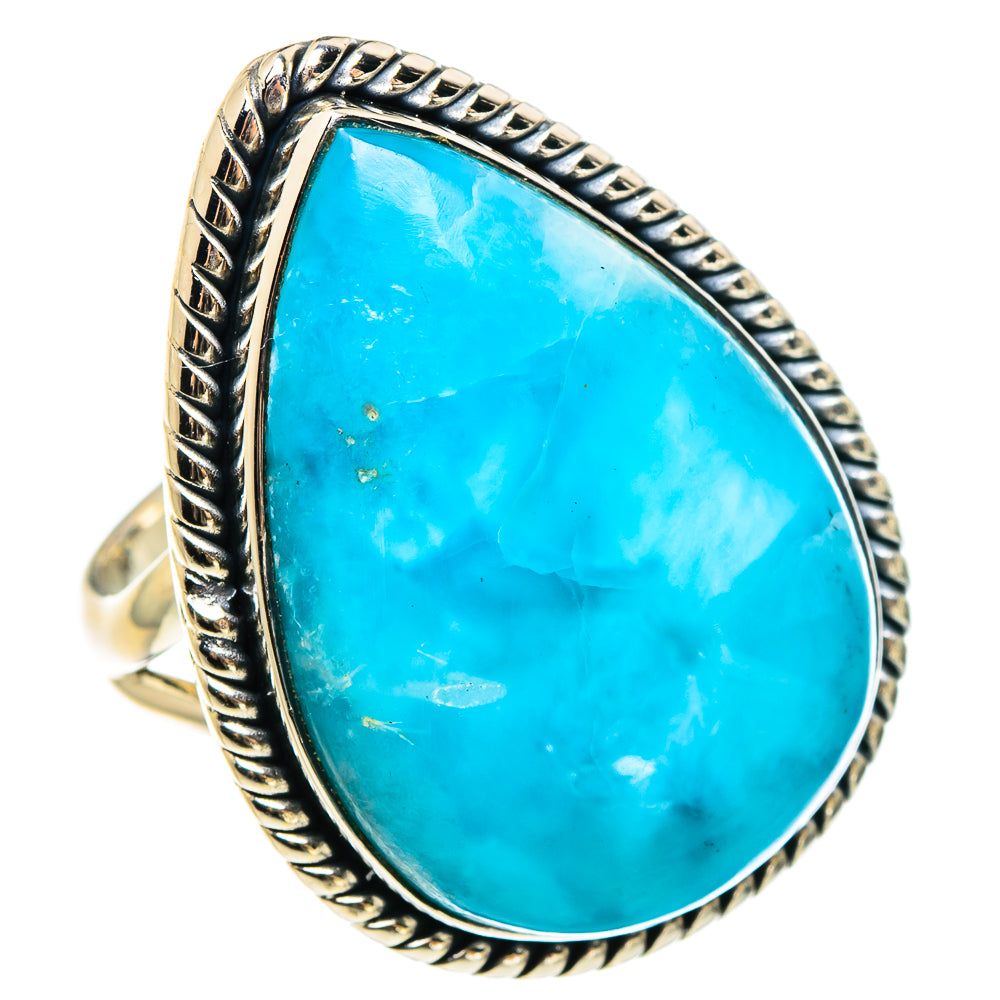 Larimar Rings handcrafted by Anasilvercos - RING95796