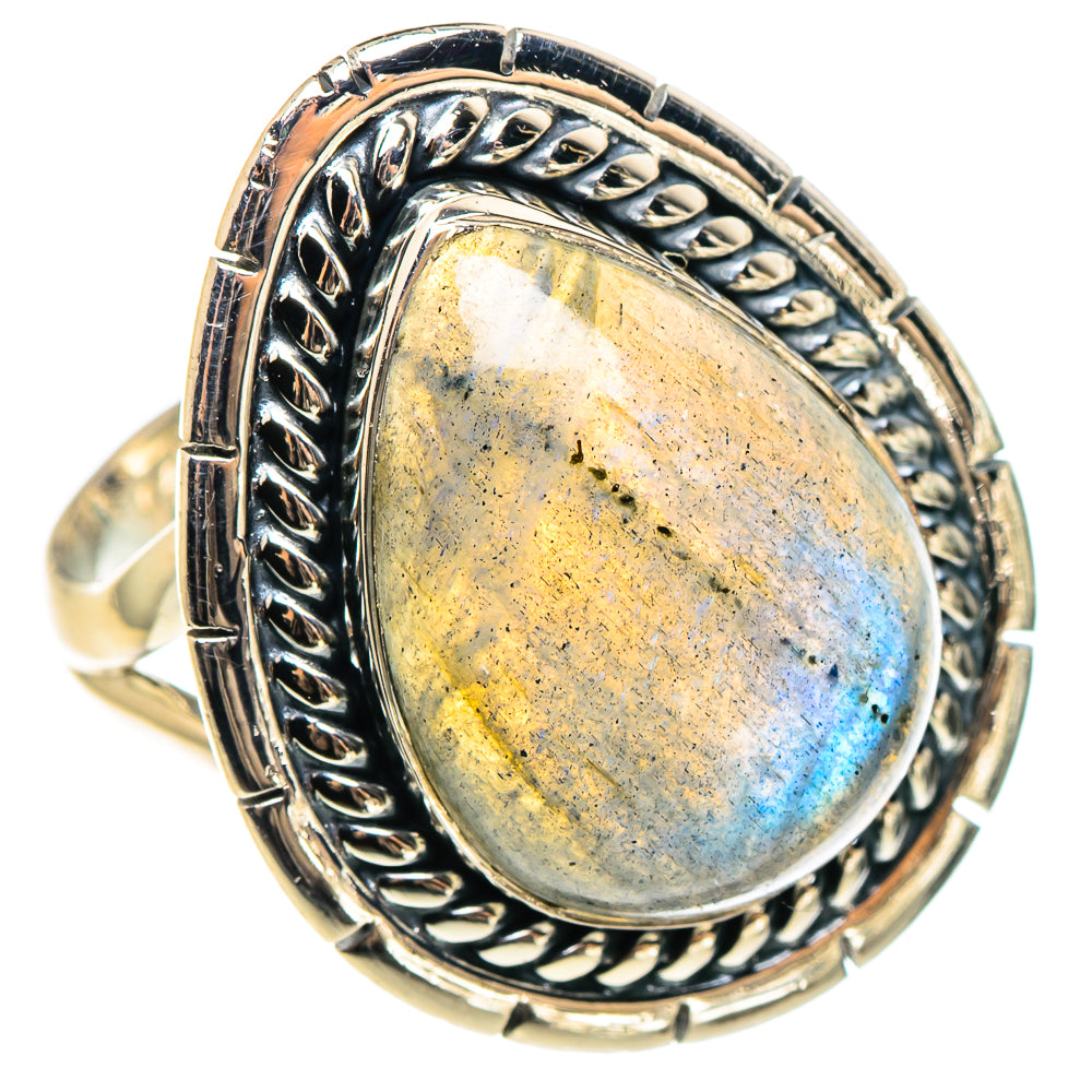Labradorite Rings handcrafted by Anasilvercos - RING95797