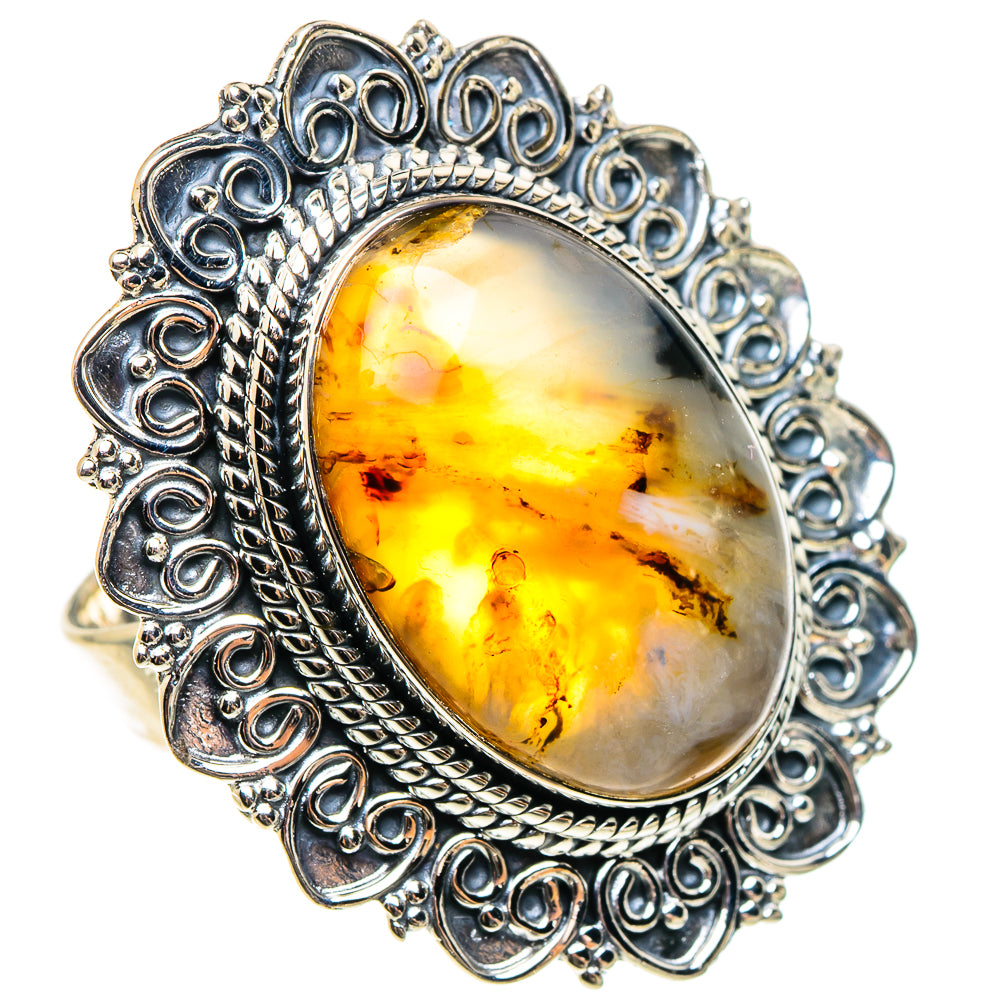 Montana Agate Rings handcrafted by Anasilvercos - RING95808 - Photo 2