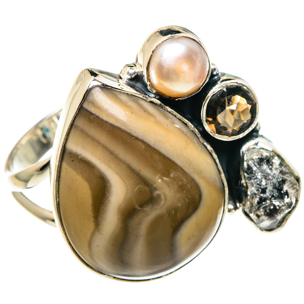 Willow Creek Jasper Rings handcrafted by Anasilvercos - RING95816