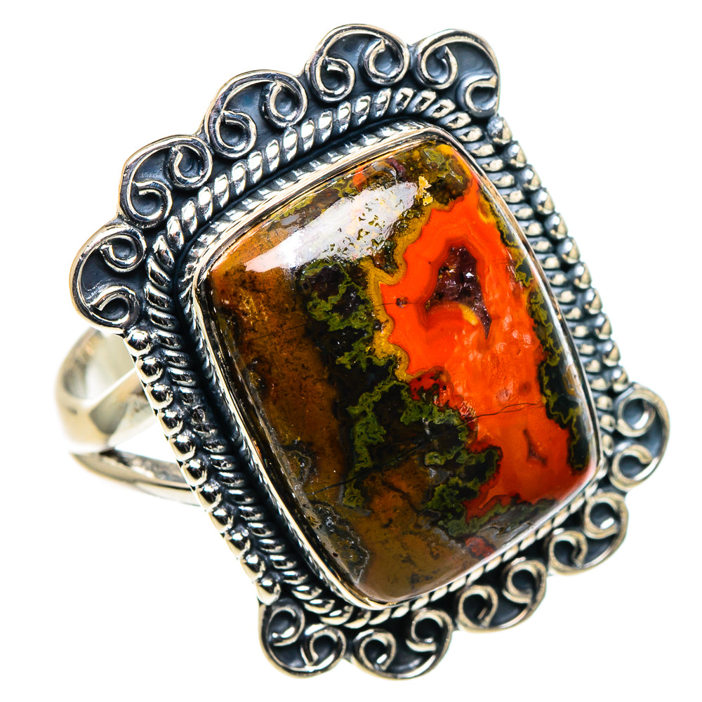 Morocco Agate Rings handcrafted by Anasilvercos - RING95833 - Photo 2