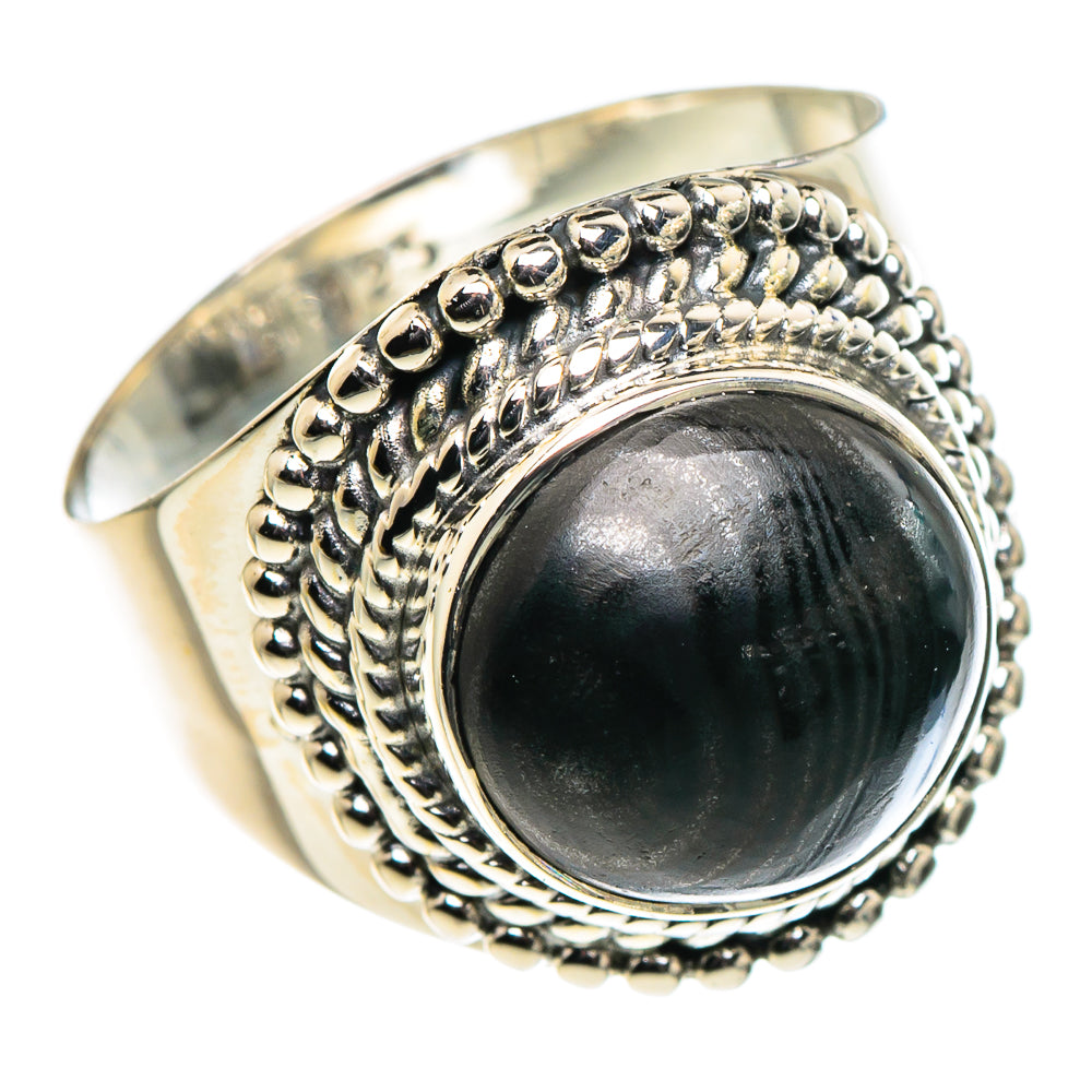Psilomelane Rings handcrafted by Anasilvercos - RING95841 - Photo 2