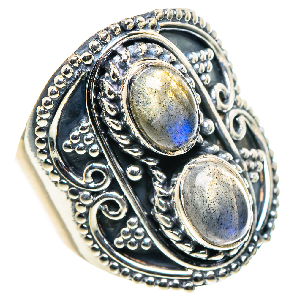 Labradorite Rings handcrafted by Anasilvercos - RING95852