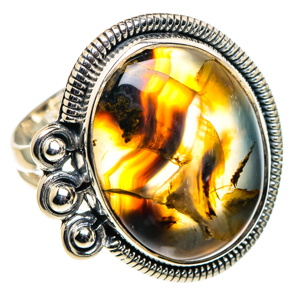 Montana Agate Rings handcrafted by Anasilvercos - RING95861 - Photo 2