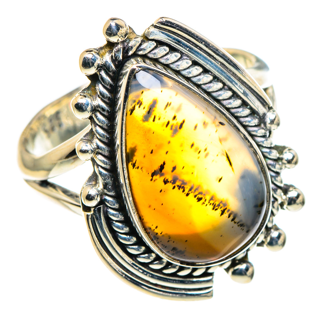 Montana Agate Rings handcrafted by Anasilvercos - RING95873