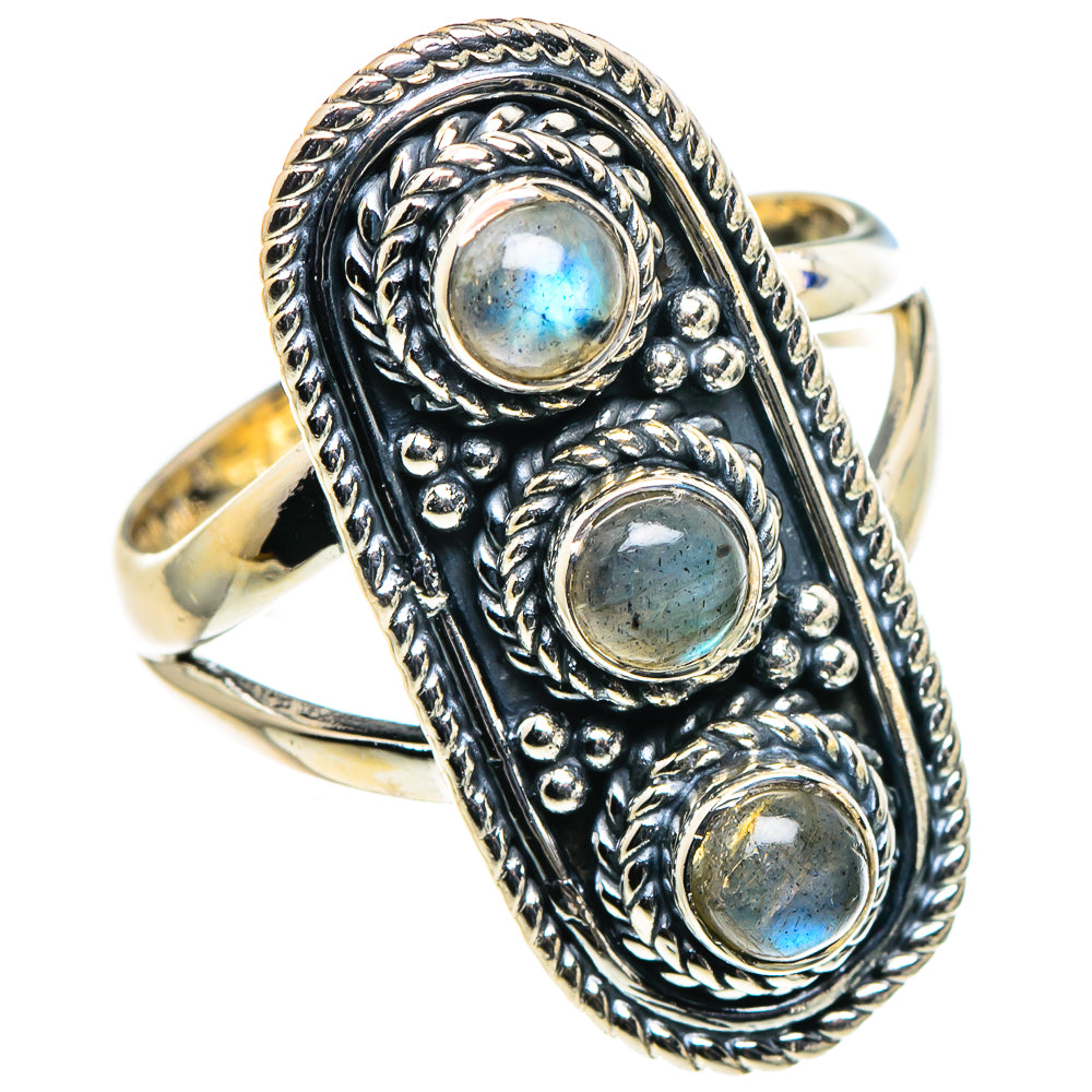 Labradorite Rings handcrafted by Anasilvercos - RING95876