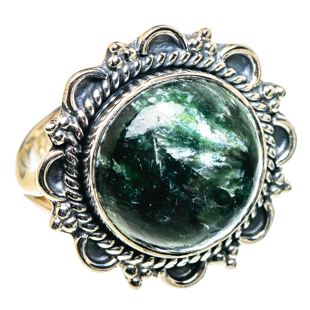 Seraphinite Rings handcrafted by Anasilvercos - RING95880 - Photo 2