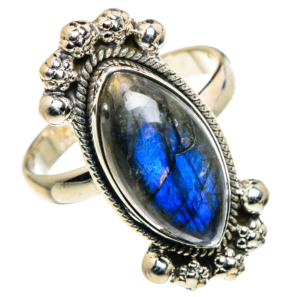 Labradorite Rings handcrafted by Anasilvercos - RING95897
