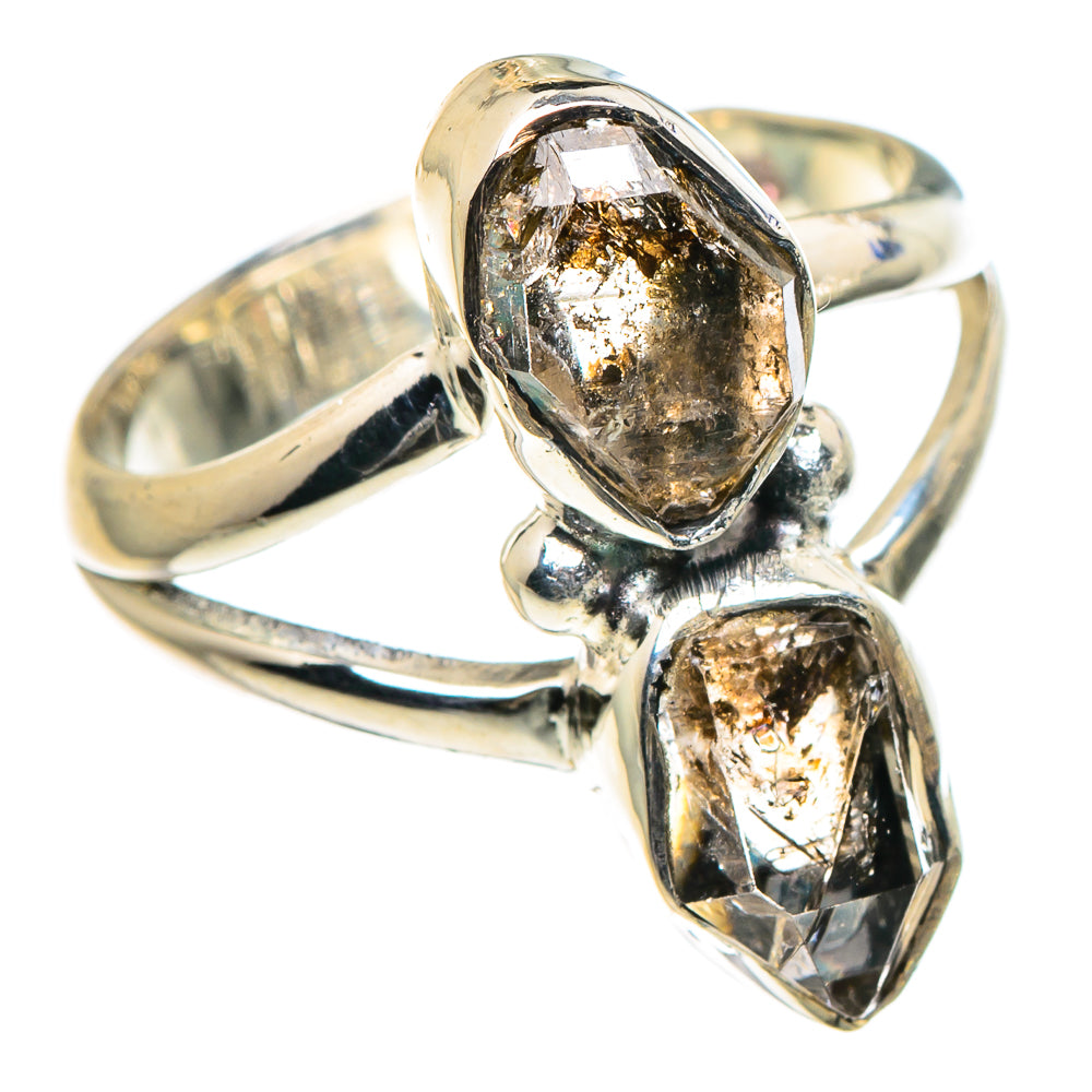 Herkimer Diamond Rings handcrafted by Anasilvercos - RING95906